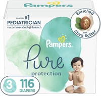 Size 3, 116 Count  Pampers Disposable Baby Diapers