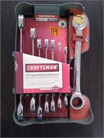 Craftsman 8pc Dual Racheting Wrench Set Metric