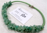 Natural Green Aventurine Necklace MSRP $435