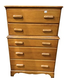 5 Drawer Chest,  17.75 x 33.5 x 50 in. H