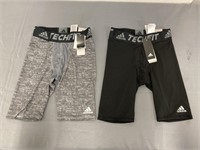 2 Adidas Rechfit Base Shorts Size: Medium