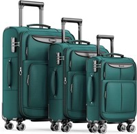 Luggage Sets 3 Piece Softside Expandable
