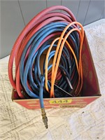 Misc. extension cord, air hose