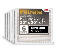 Filtrete 20x20x1 AC Furnace Air Filter, MERV 5,