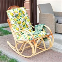 Lemon Rocking Chair Cushion Set with Thick