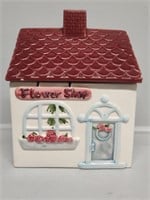 Flower Shop Cookie Jar
