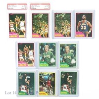1981-1982 Topps NBA Basketball Cards (PSA) (10)