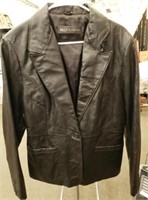 R&O Sz L Ladies Leather Jacket