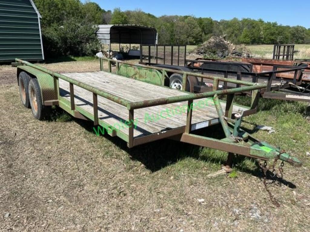 2011 Maxey Pipe Top Utility Trailer 16'x84"