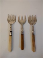 Antique English Silver Plated Forks