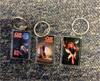 3 Ozzy Osborne keychains