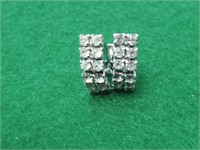 Vintage Continental Clip-On Earrings