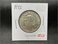 1942 WALKING LIBERTY HALF DOLLAR