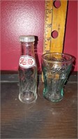 Verre Coca Cola et salière Pepsi