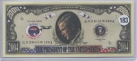 George W Bush 2004 President of the United States