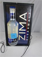 Zima Clearmalt Lighted Sign 1992