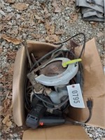 BOX LOT POWER TOOLS- UNTESTED