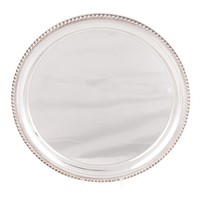 Sterling silver round serving tray by Wallace