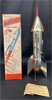 BLAST OFF GUIDED MISSILE COIN BANK  13.5" HIGH X 4