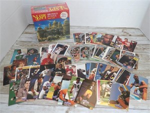100 PC I SPY PUZZLE & ASSORTED SPORTS CARDS