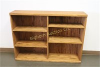 Oak Shelf Unit w/ 4 Adjustable Shelves