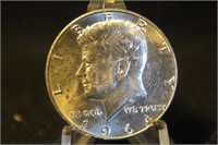 1964 Uncirculated Kennedy Silver Half Dollar