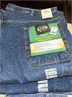 2 pair Key dungaree jeans size 44x32