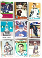 Collection de cartes de hockey 1969 et +