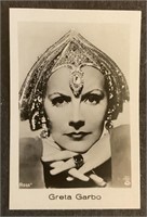 GRETA GARBO: Antique Tobacco Card (1933)