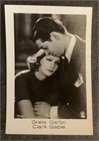 GRETA GARBO: Antique Tobacco Card (1933)