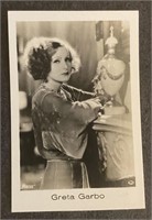 GRETA GARBO: Antique Tobacco Card (1933)