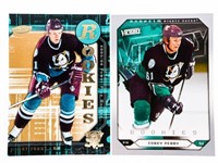 Lot - 2 x Corey Perry Mighty Ducks