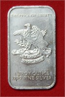 USA Eternal Vintage 1 Troy Ounce Silver Bar