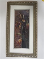 Framed & Matted Picture of Tulips