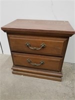 Two drawer nightstand 23.5x 24x 14.5 in