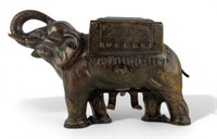 Antique Cast Iron Elephant Cigarette Roller