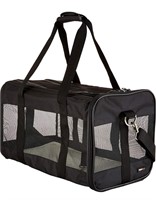 NEW $48 Mesh Pet Transport Carrier Bag Black