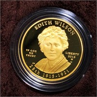 2013-W $10 Edith Wilson Gold Coin 1/2Oz PR