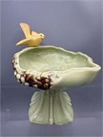 McCoy pottery bird bath planter