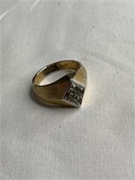 18k gold ring 9.0 grams