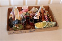 Box of collector miniture shoes