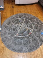 48" dia floor rug