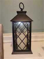 Metal lantern. For use with battery operated candl