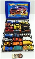 2001 Hot Wheels 24 Car Carrier w/ Cars - No