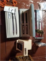 Cross pen set, Zippo lighter and pen set,
