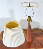 Mid-Century Modern Teakwood Lamp
