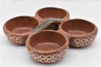 Clay Art Pottery Dipping Bowls One Handle