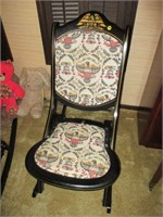 Painted Victorian Sewing Rocker