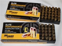 100 Rounds Sig Sauer 9mm Luger Ammo