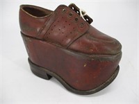 Leather & Wood Disability Shoe